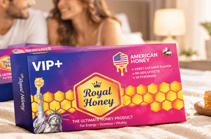 VIP+ Royal Honey Plus American Honey 12-Sachet Display Box - Image 2
