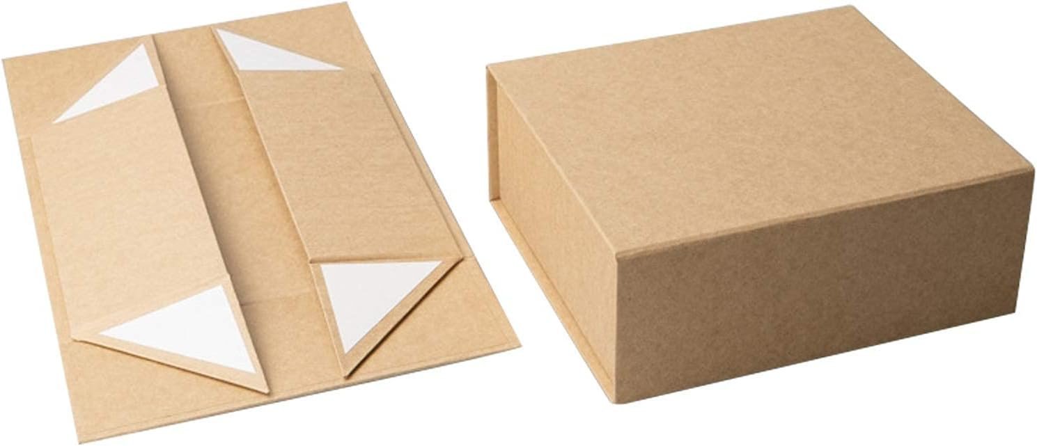 Rustic Brown Kraft Gift Box for Honey Glass Jar - Image 2