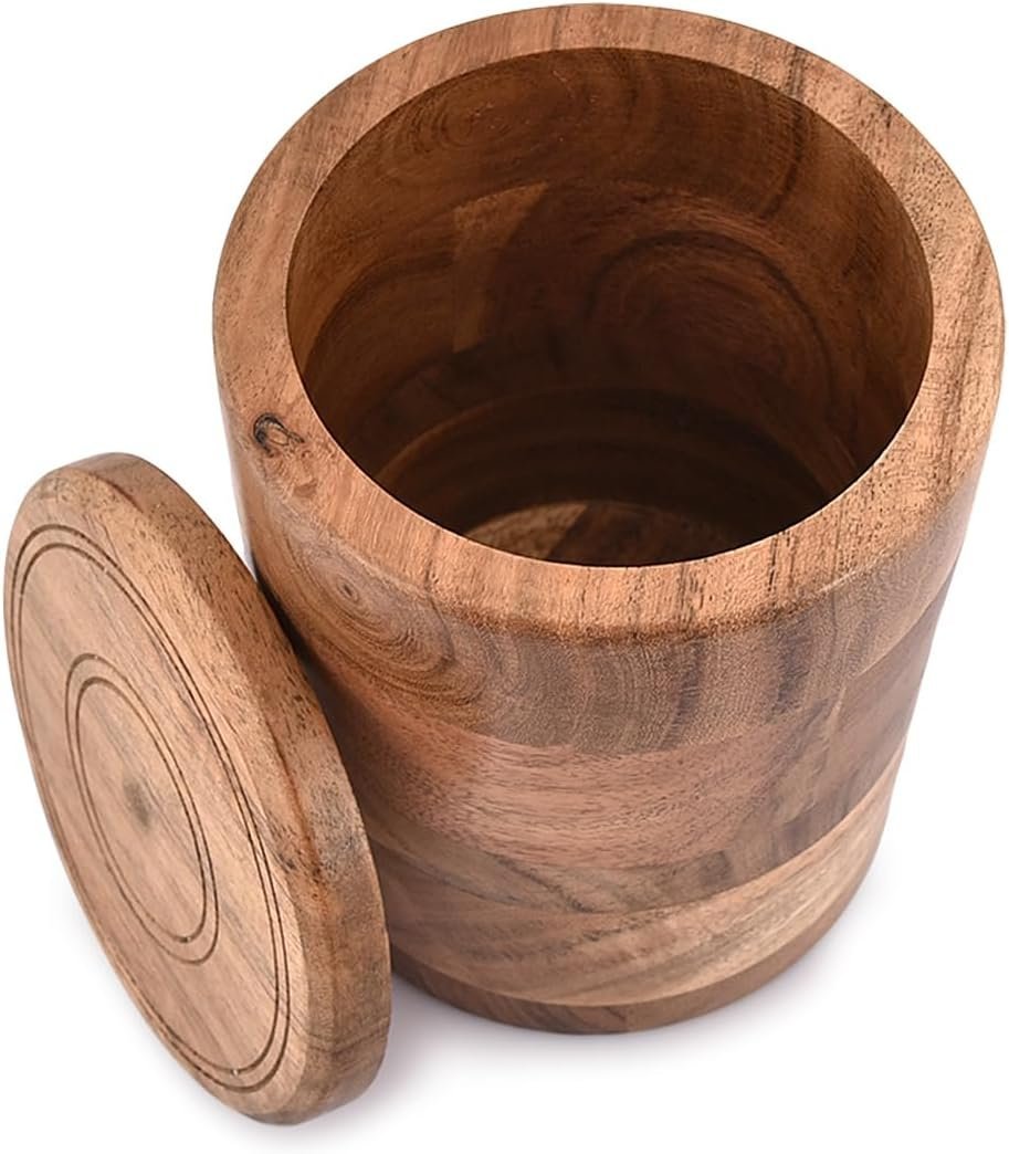 Artisan Wooden Storage Box for Honey Jars (600g) - Image 3