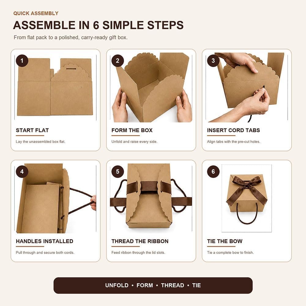 Windowed Kraft Paperboard Honey Jar Gift Box Set - Image 2