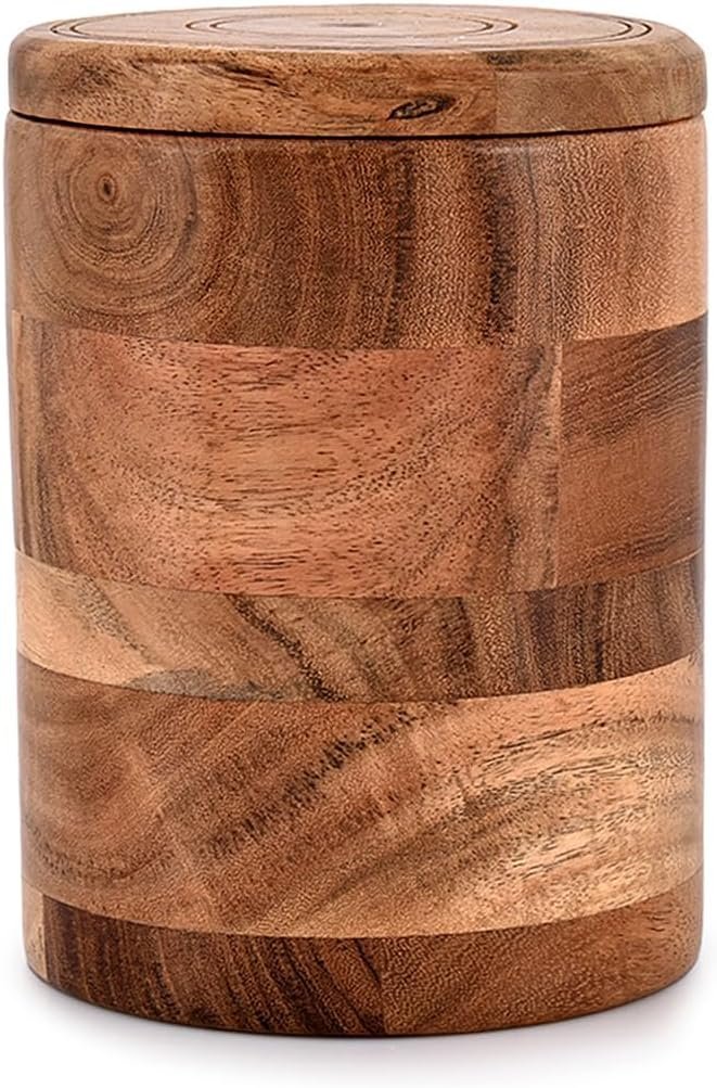 Artisan Wooden Storage Box for Honey Jars (600g) - Image 2