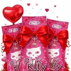 Natural Honey Blend Stick Packets Pink Kitty - pack of 6
