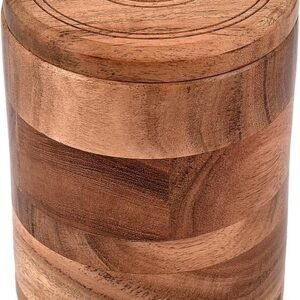 Artisan Wooden Storage Box for Honey Jars (600g)