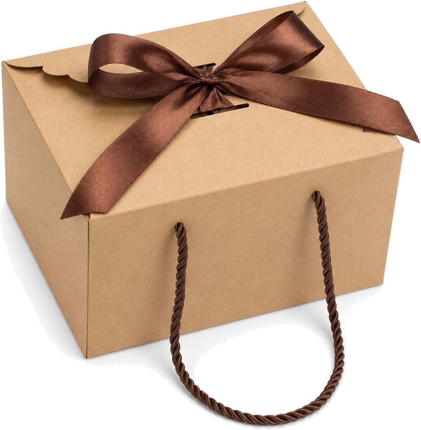 Rustic Brown Kraft Gift Box for Honey Glass Jar