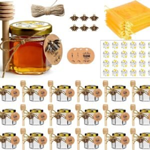 Foldable Honey Gift Box with Glass Jars